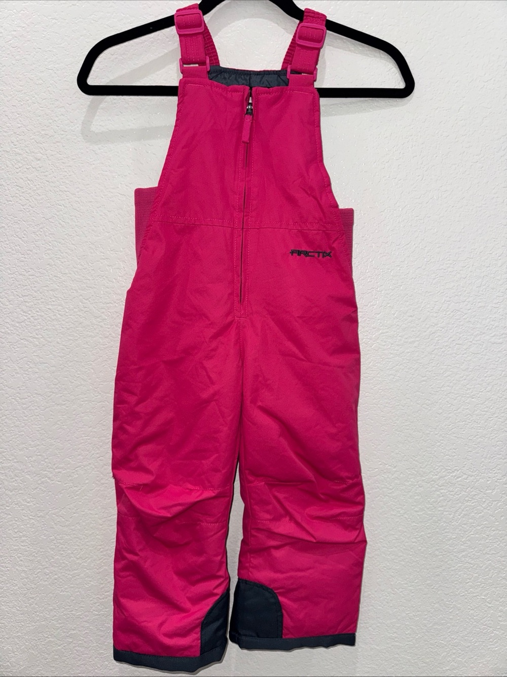 Arctix Toddler Girl 4T Pink Insulated Snow Bib Overalls Ski Snow Pants Insulated